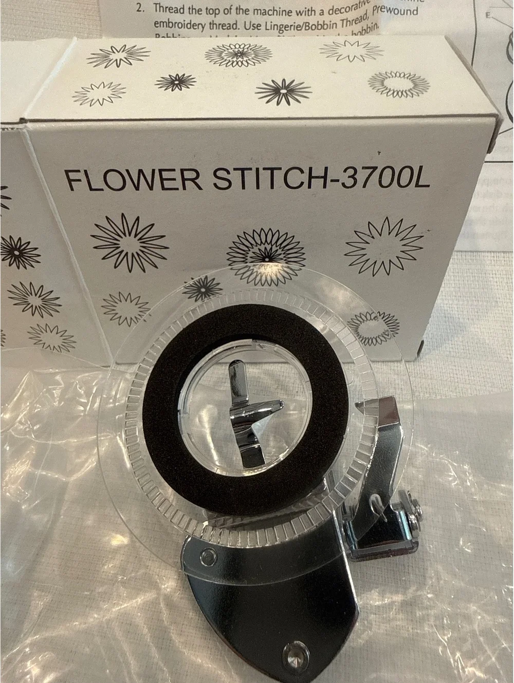 Flower Stitch-3700L Sewing Machine Flower Stitch Foot Attachment